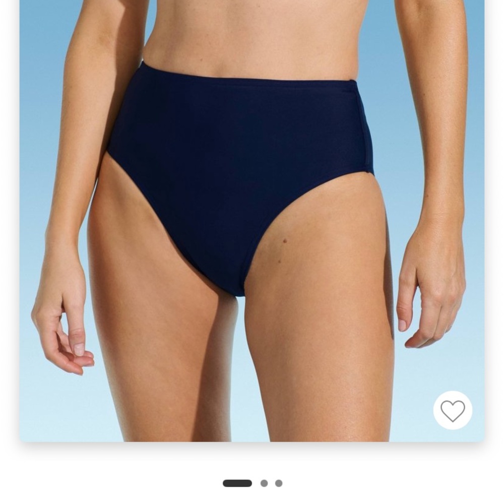 Tempt Me Tankini Ruched One Shoulder & Lands End Bottom 14-16 - Picture 6 of 6